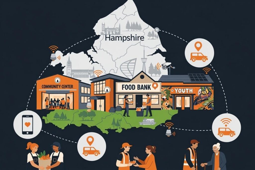 Hampshire charity security services - Mango Solutions tech-enabled alarm response supporting local charitable organisations.